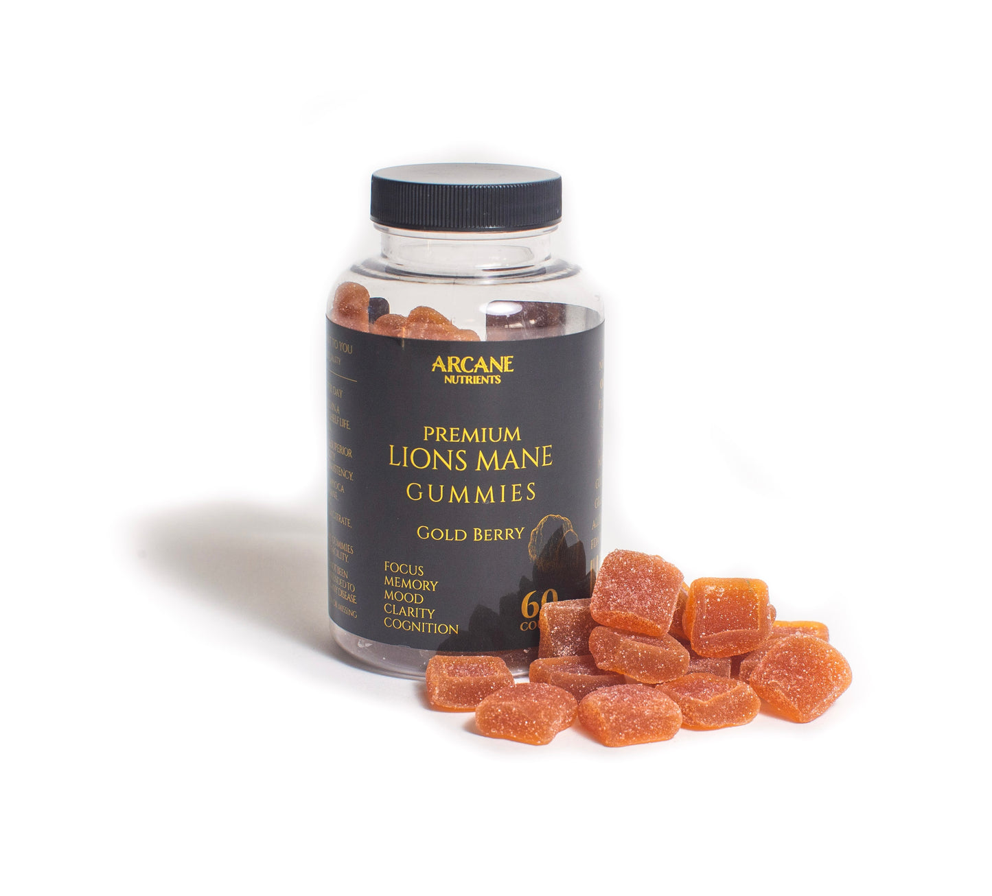Gold Berry Premium Lion's Mane Gummies
