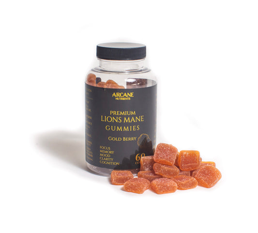 Gold Berry Premium Lion's Mane Gummies