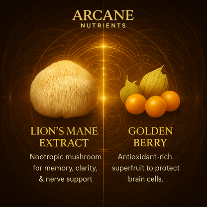 Gold Berry Premium Lion's Mane Gummies