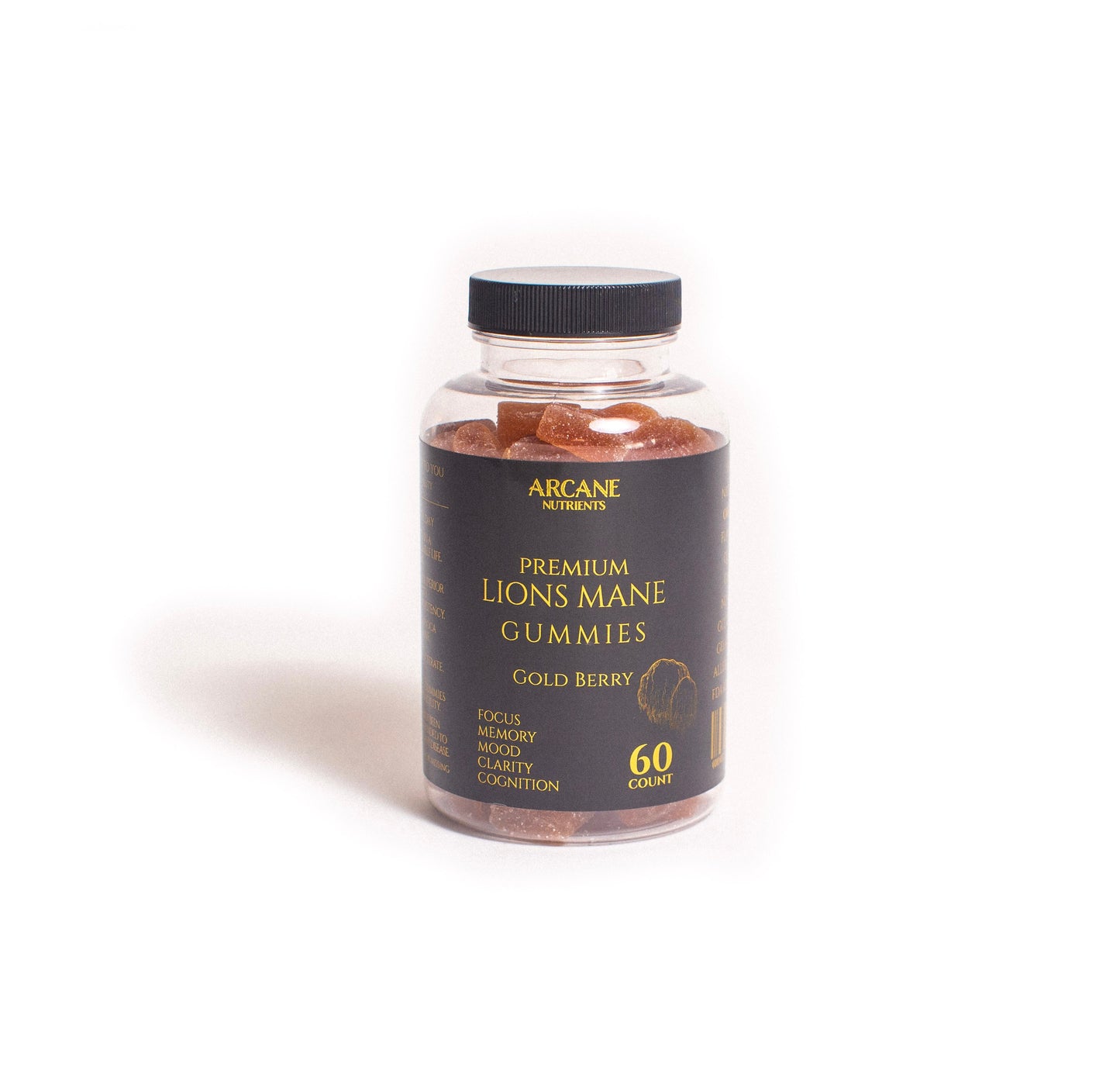 Gold Berry Premium Lion's Mane Gummies